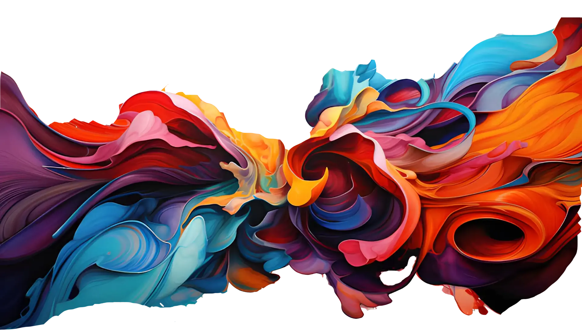 Colorful splash image